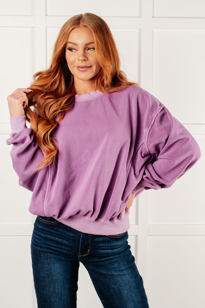 Zenana Beyond the Basics Pullover in Violet-Tops-Ave Shops-[option4]-[option5]-[option6]-[option7]-[option8]-Shop-Boutique-Clothing-for-Women-Online