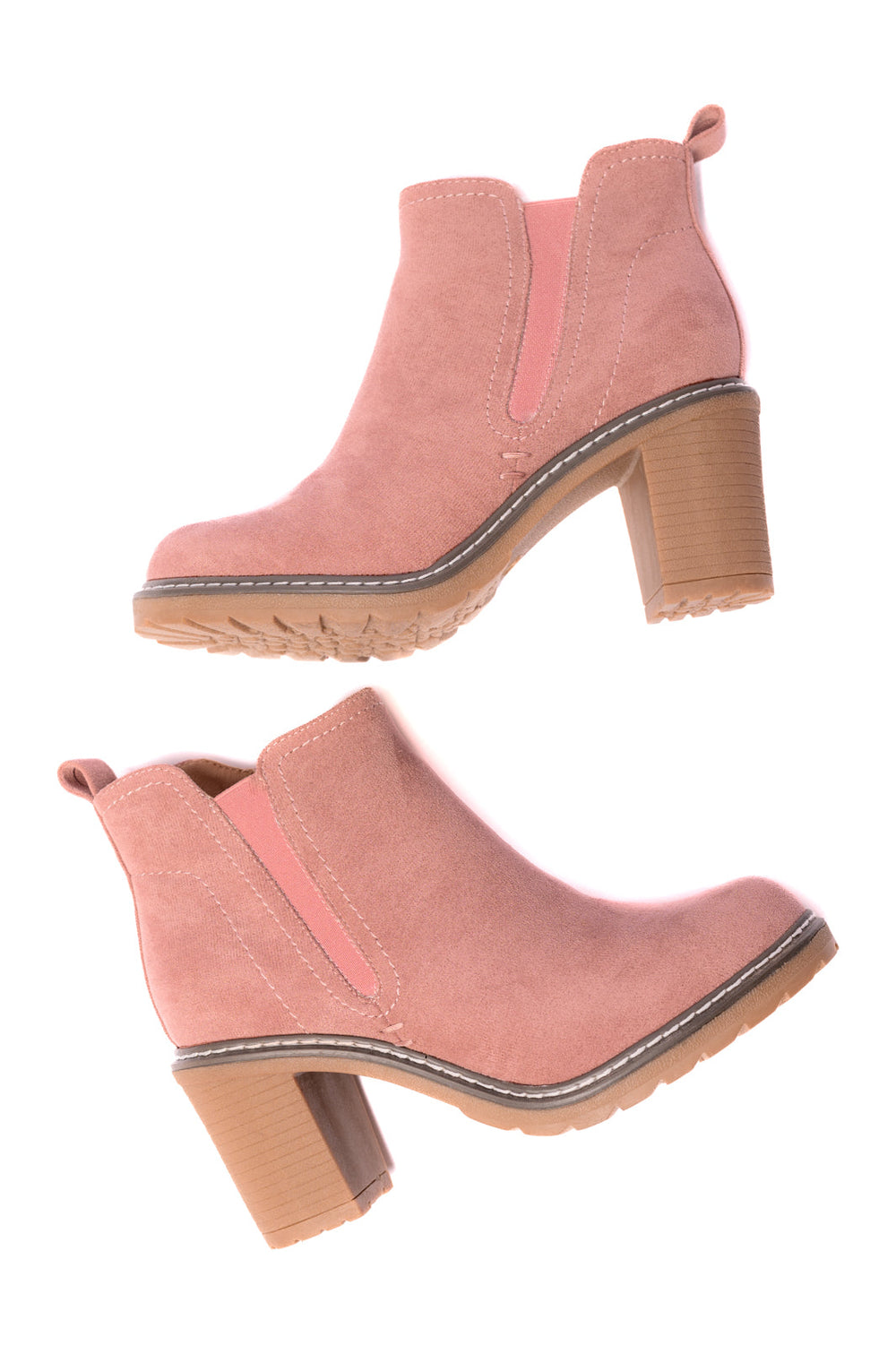 Corky's Bite Me Bootie in Blush Faux Suede-Womens-Ave Shops-[option4]-[option5]-[option6]-[option7]-[option8]-Shop-Boutique-Clothing-for-Women-Online
