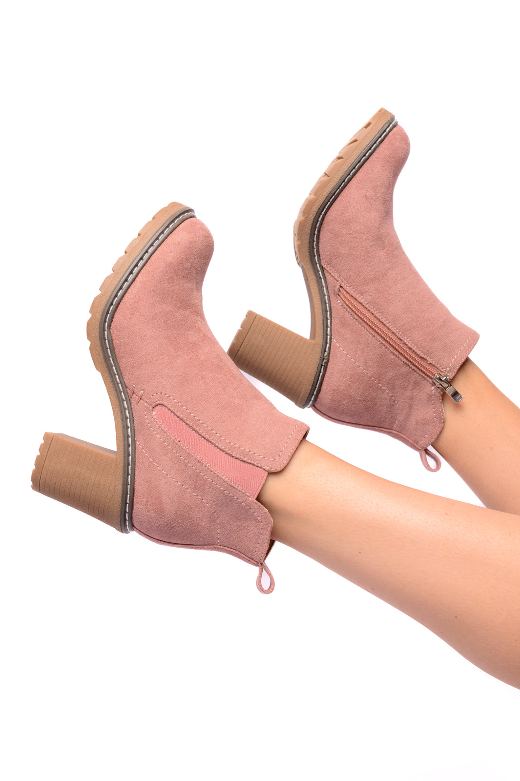 Corky's Bite Me Bootie in Blush Faux Suede-Womens-Ave Shops-[option4]-[option5]-[option6]-[option7]-[option8]-Shop-Boutique-Clothing-for-Women-Online