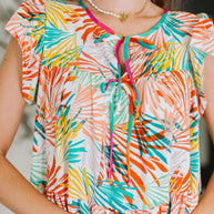 Bless Your Love Tiered Dress in Ivory, Orange and Mint-Womens-Ave Shops-[option4]-[option5]-[option6]-[option7]-[option8]-Shop-Boutique-Clothing-for-Women-Online