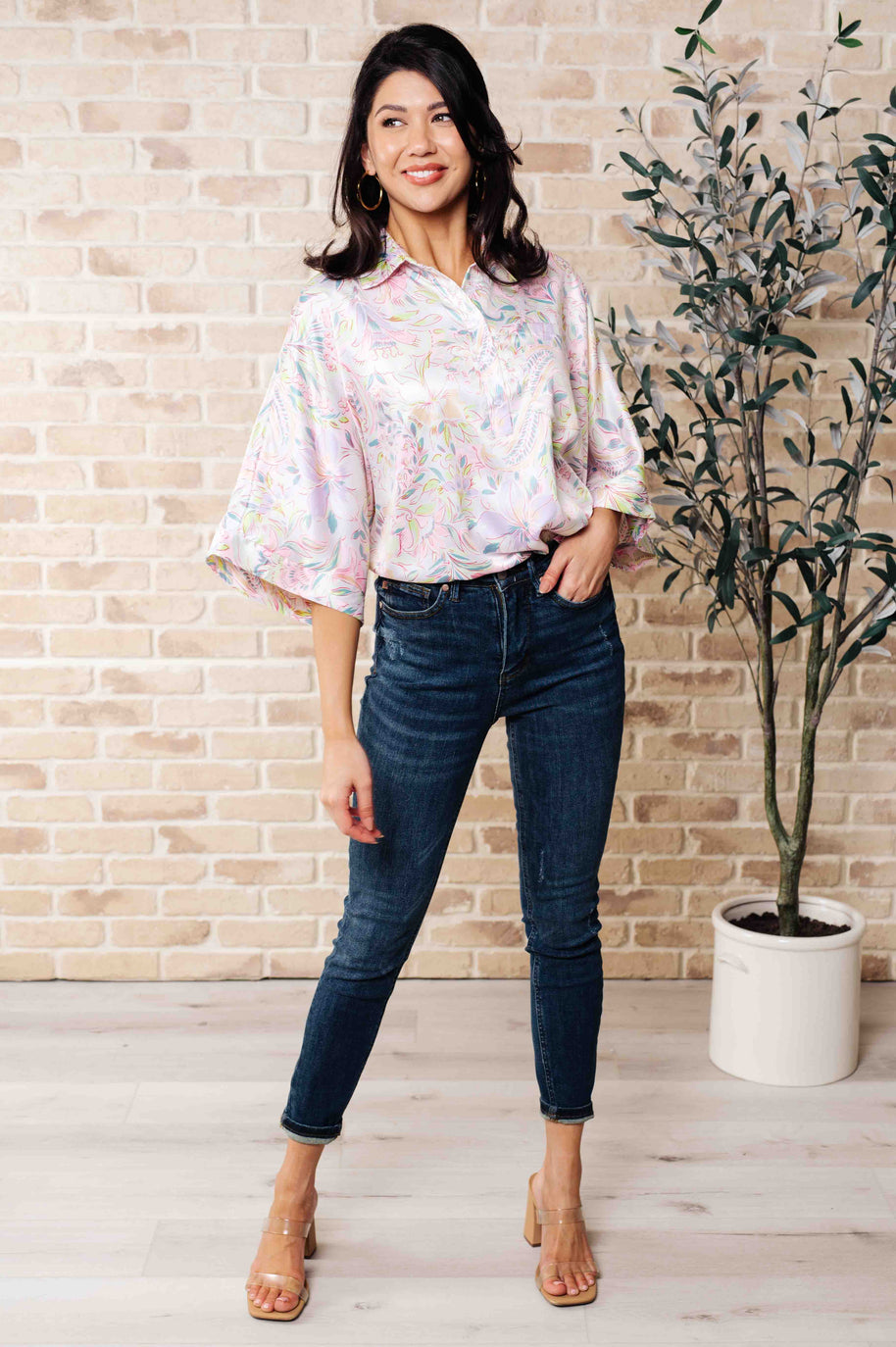Blissful Botanicals Blouse-Tops-Ave Shops-[option4]-[option5]-[option6]-[option7]-[option8]-Shop-Boutique-Clothing-for-Women-Online