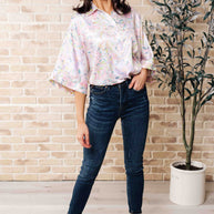 Blissful Botanicals Blouse-Tops-Ave Shops-[option4]-[option5]-[option6]-[option7]-[option8]-Shop-Boutique-Clothing-for-Women-Online