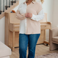 Block Party Button Down-Tops-Ave Shops-[option4]-[option5]-[option6]-[option7]-[option8]-Shop-Boutique-Clothing-for-Women-Online