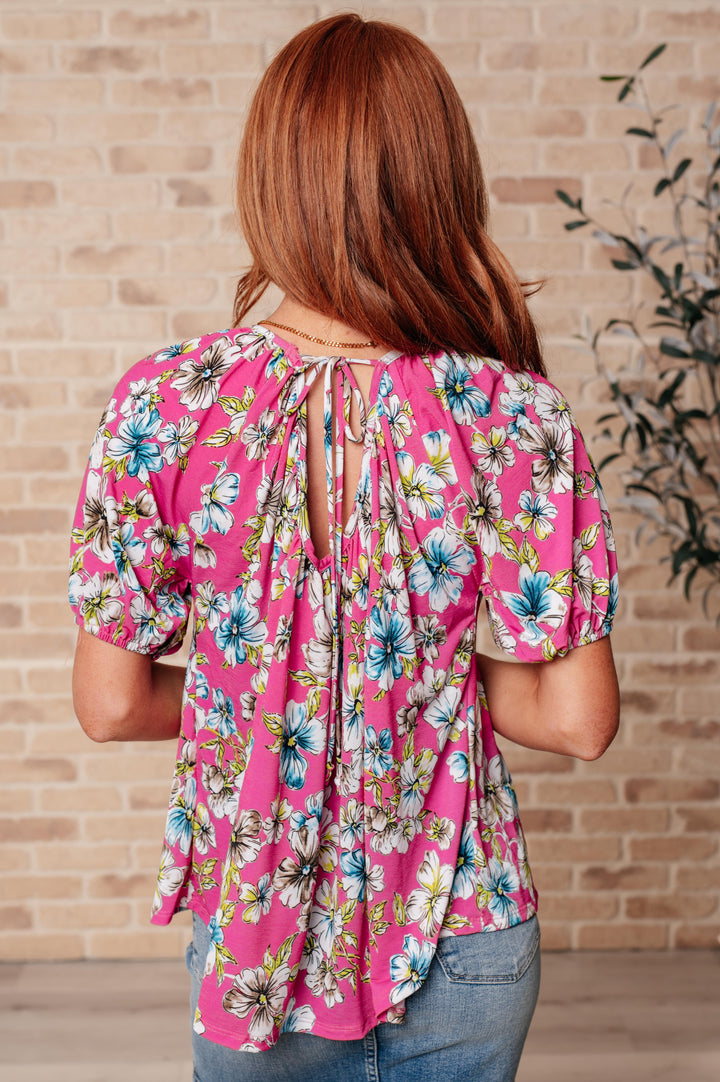 Bloom So Bright Floral Top-Tops-Ave Shops-[option4]-[option5]-[option6]-[option7]-[option8]-Shop-Boutique-Clothing-for-Women-Online