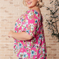 Bloom So Bright Floral Top-Tops-Ave Shops-[option4]-[option5]-[option6]-[option7]-[option8]-Shop-Boutique-Clothing-for-Women-Online