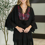 Boheme Bay Swim Cover Up in Black-Womens-Ave Shops-[option4]-[option5]-[option6]-[option7]-[option8]-Shop-Boutique-Clothing-for-Women-Online