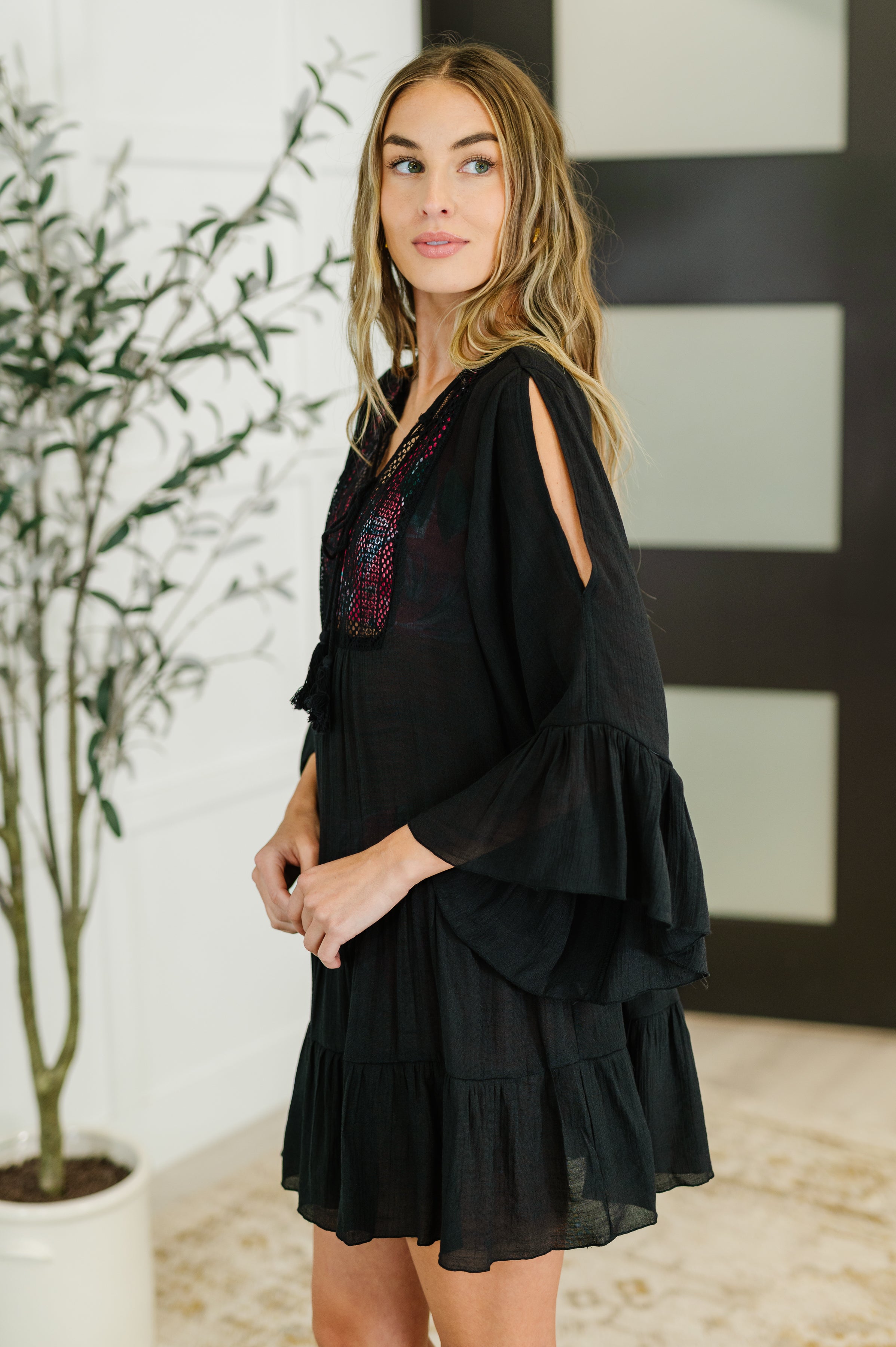 Boheme Bay Swim Cover Up in Black-Womens-Ave Shops-[option4]-[option5]-[option6]-[option7]-[option8]-Shop-Boutique-Clothing-for-Women-Online