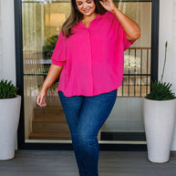 Bounding Beauty Button Down Blouse-Womens-Ave Shops-[option4]-[option5]-[option6]-[option7]-[option8]-Shop-Boutique-Clothing-for-Women-Online