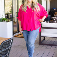 Bounding Beauty Button Down Blouse-Womens-Ave Shops-[option4]-[option5]-[option6]-[option7]-[option8]-Shop-Boutique-Clothing-for-Women-Online