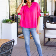 Bounding Beauty Button Down Blouse-Womens-Ave Shops-[option4]-[option5]-[option6]-[option7]-[option8]-Shop-Boutique-Clothing-for-Women-Online