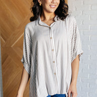 Zenana Boxy Striped Button Up in Mocha-Tops-Ave Shops-[option4]-[option5]-[option6]-[option7]-[option8]-Shop-Boutique-Clothing-for-Women-Online