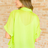 Bright Idea Button Down in Citrus-Tops-Ave Shops-[option4]-[option5]-[option6]-[option7]-[option8]-Shop-Boutique-Clothing-for-Women-Online