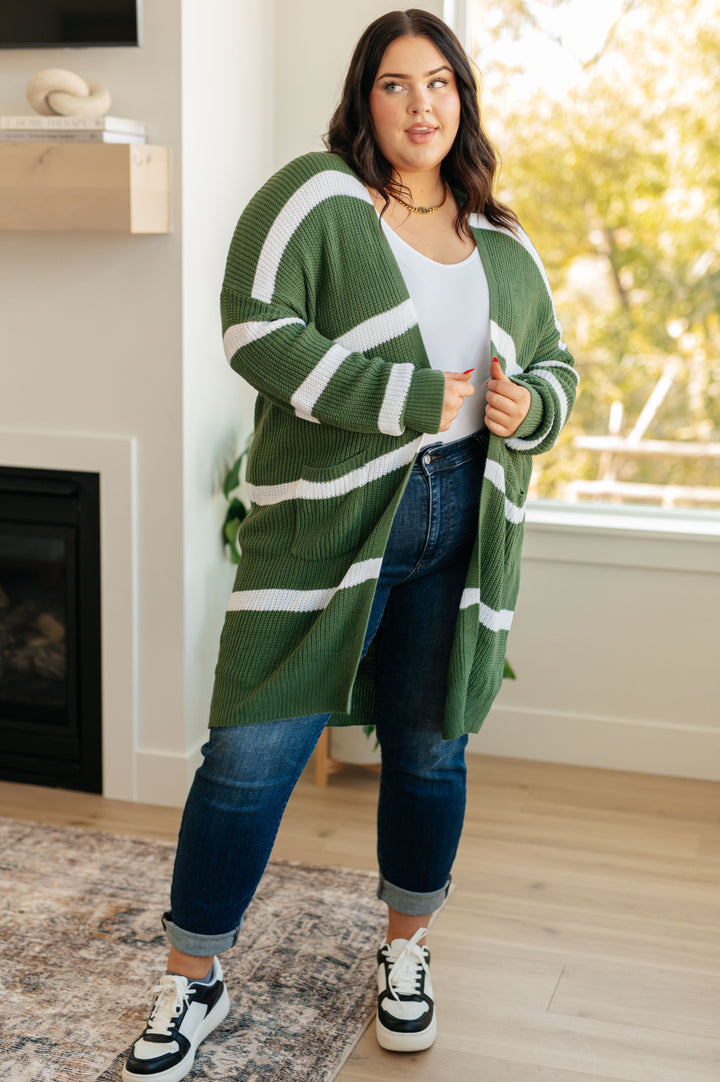 Brighter is Better Striped Cardigan in Green-Layers-Ave Shops-[option4]-[option5]-[option6]-[option7]-[option8]-Shop-Boutique-Clothing-for-Women-Online