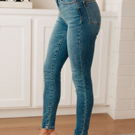Judy Blue Bryant High Rise Thermal Skinny Jean-Denim-Ave Shops-[option4]-[option5]-[option6]-[option7]-[option8]-Shop-Boutique-Clothing-for-Women-Online