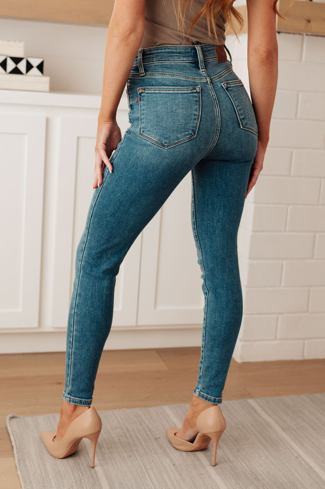 Judy Blue Bryant High Rise Thermal Skinny Jean-Denim-Ave Shops-[option4]-[option5]-[option6]-[option7]-[option8]-Shop-Boutique-Clothing-for-Women-Online