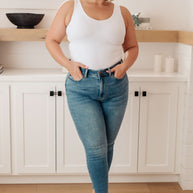 Judy Blue Bryant High Rise Thermal Skinny Jean-Denim-Ave Shops-[option4]-[option5]-[option6]-[option7]-[option8]-Shop-Boutique-Clothing-for-Women-Online