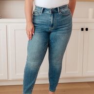 Judy Blue Bryant High Rise Thermal Skinny Jean-Denim-Ave Shops-[option4]-[option5]-[option6]-[option7]-[option8]-Shop-Boutique-Clothing-for-Women-Online
