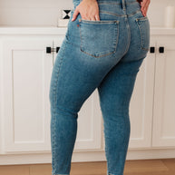 Judy Blue Bryant High Rise Thermal Skinny Jean-Denim-Ave Shops-[option4]-[option5]-[option6]-[option7]-[option8]-Shop-Boutique-Clothing-for-Women-Online