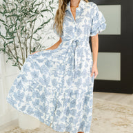 Budding Romance Collared Button-Down Dress-Womens-Ave Shops-[option4]-[option5]-[option6]-[option7]-[option8]-Shop-Boutique-Clothing-for-Women-Online