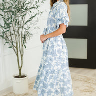 Budding Romance Collared Button-Down Dress-Womens-Ave Shops-[option4]-[option5]-[option6]-[option7]-[option8]-Shop-Boutique-Clothing-for-Women-Online