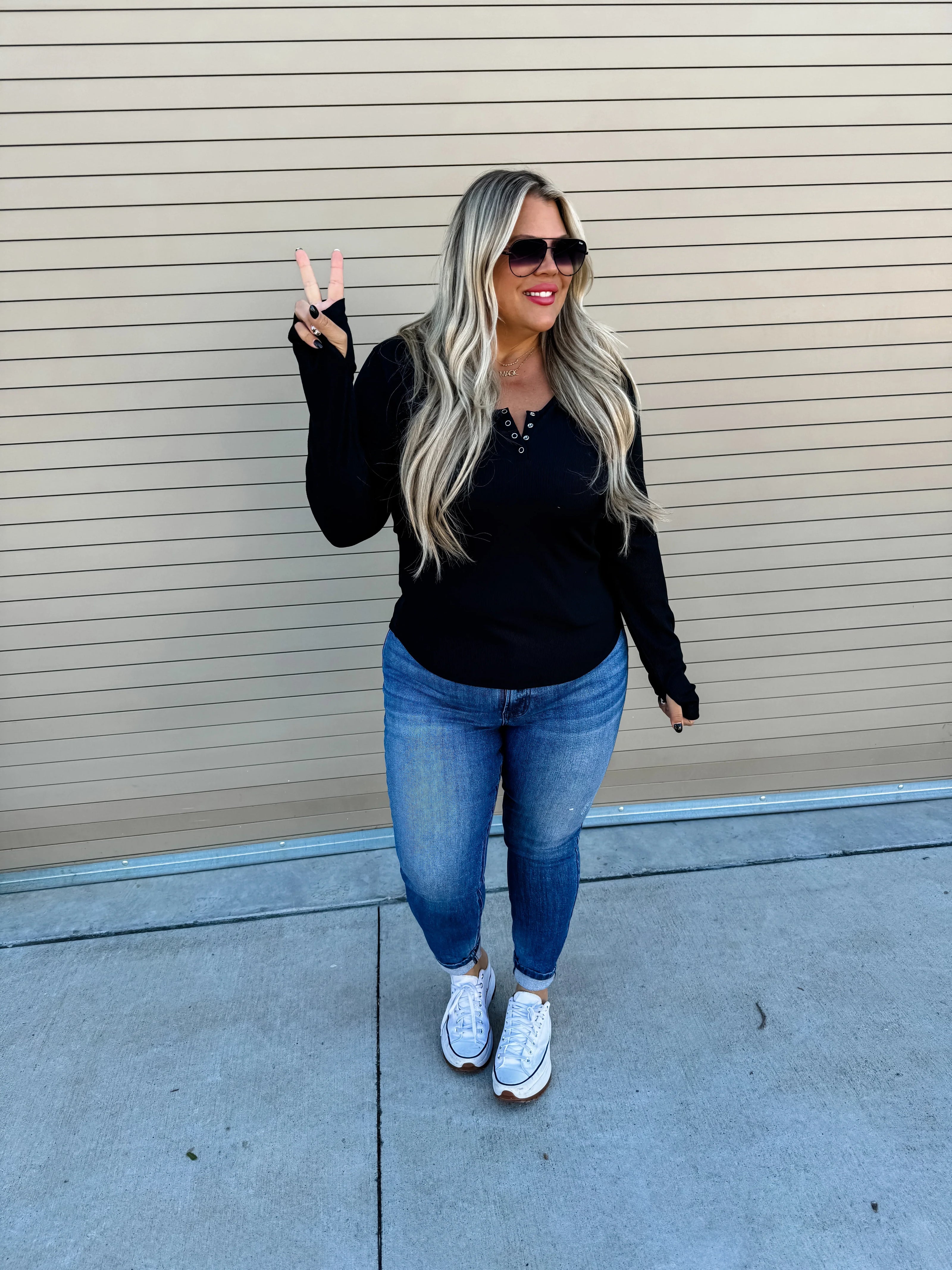 Blakeley Brooklyn Snap Henley in Five Colors-Womens-Ave Shops-[option4]-[option5]-[option6]-[option7]-[option8]-Shop-Boutique-Clothing-for-Women-Online