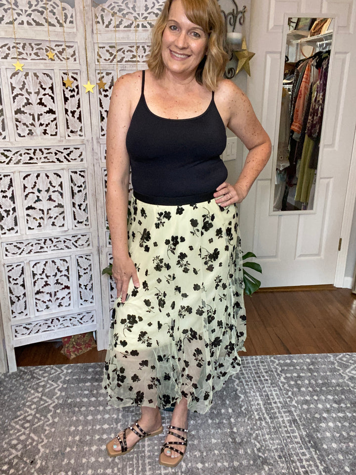 The Tilly Tulle Overlay Skirt-The Bee Chic Boutique-[option4]-[option5]-[option6]-[option7]-[option8]-Shop-Boutique-Clothing-for-Women-Online