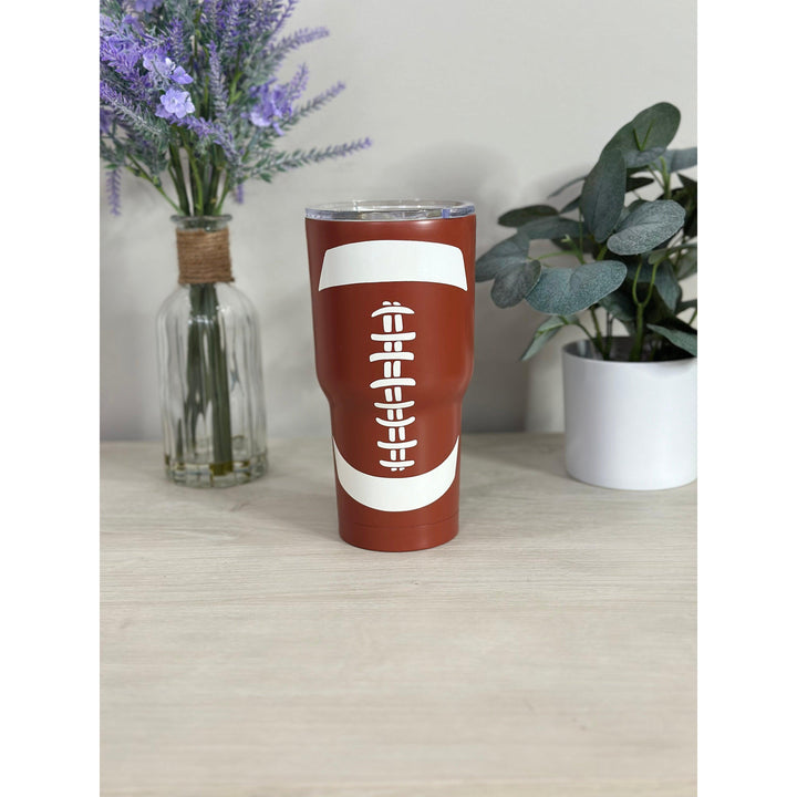 The 30oz Football Tumbler-JuliaRoseWholesale-Football-[option4]-[option5]-[option6]-[option7]-[option8]-Shop-Boutique-Clothing-for-Women-Online