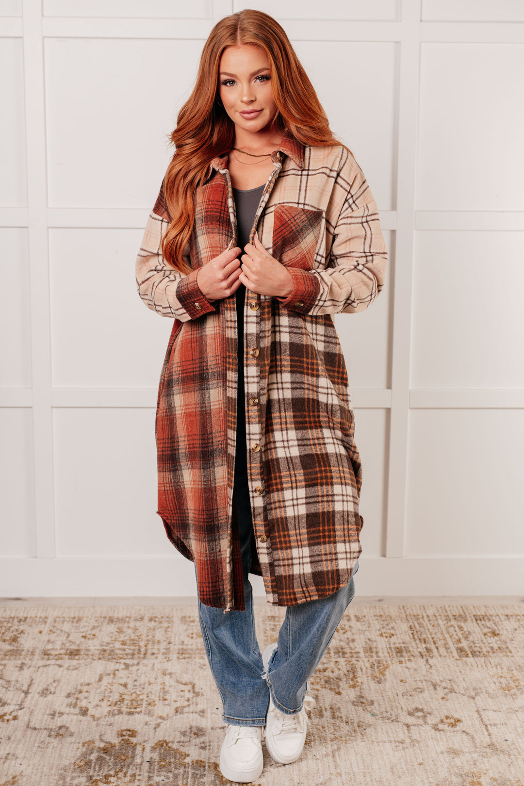 Cabin Fever Flannel Plaid Oversized Shacket-Layers-Ave Shops-[option4]-[option5]-[option6]-[option7]-[option8]-Shop-Boutique-Clothing-for-Women-Online