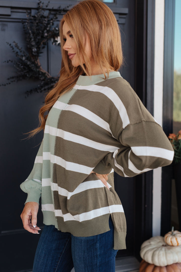 Can't Decide Color Block Striped Sweater-Tops-Ave Shops-[option4]-[option5]-[option6]-[option7]-[option8]-Shop-Boutique-Clothing-for-Women-Online