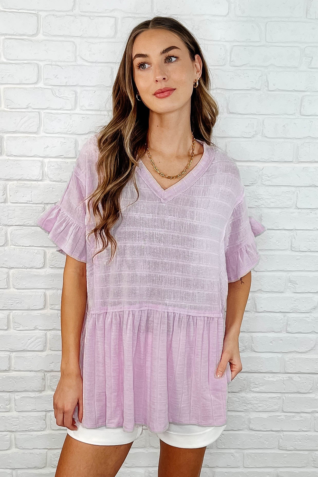 Can't Find the Words V-Neck Blouse-Tops-Ave Shops-[option4]-[option5]-[option6]-[option7]-[option8]-Shop-Boutique-Clothing-for-Women-Online