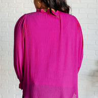 Candid Moment Ruffle Neckline Blouse-Blouses-Ave Shops-[option4]-[option5]-[option6]-[option7]-[option8]-Shop-Boutique-Clothing-for-Women-Online