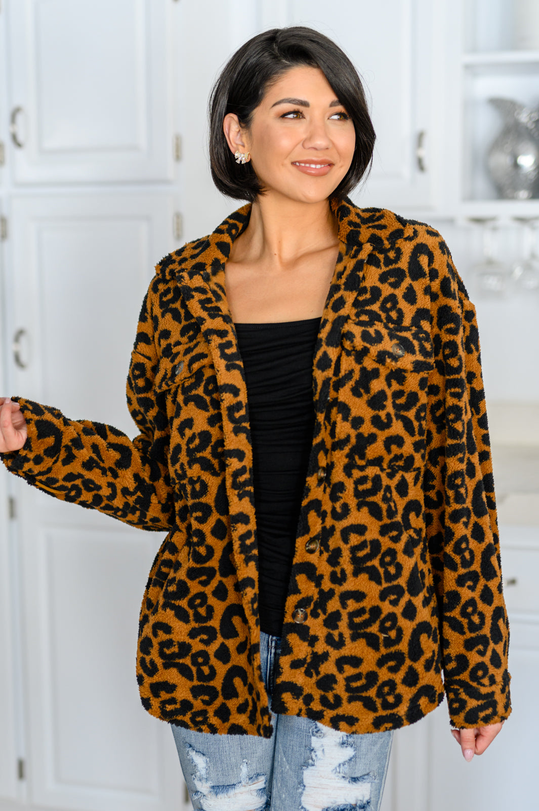 Castle Spotting Animal Print Jacket-Womens-Ave Shops-[option4]-[option5]-[option6]-[option7]-[option8]-Shop-Boutique-Clothing-for-Women-Online