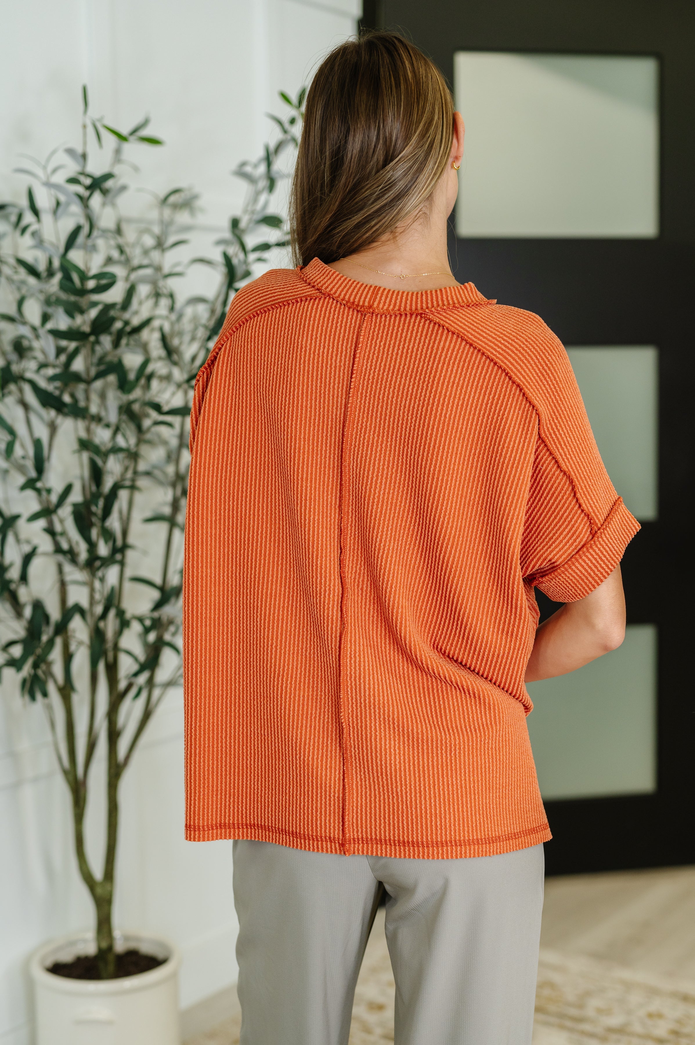 Zenana Catch Me Loungin’ Cable Ribbed Knit Top in Burnt Orange-Womens-Ave Shops-[option4]-[option5]-[option6]-[option7]-[option8]-Shop-Boutique-Clothing-for-Women-Online