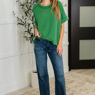 Zenana Catch Me Loungin’ Cable Ribbed Knit Top in Dark Green-Womens-Ave Shops-[option4]-[option5]-[option6]-[option7]-[option8]-Shop-Boutique-Clothing-for-Women-Online