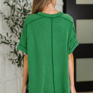 Zenana Catch Me Loungin’ Cable Ribbed Knit Top in Dark Green-Womens-Ave Shops-[option4]-[option5]-[option6]-[option7]-[option8]-Shop-Boutique-Clothing-for-Women-Online