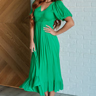 Catch a Cloud and Pin it Down Smocked Bodice Dress-Dresses-Ave Shops-[option4]-[option5]-[option6]-[option7]-[option8]-Shop-Boutique-Clothing-for-Women-Online