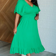 Catch a Cloud and Pin it Down Smocked Bodice Dress-Dresses-Ave Shops-[option4]-[option5]-[option6]-[option7]-[option8]-Shop-Boutique-Clothing-for-Women-Online