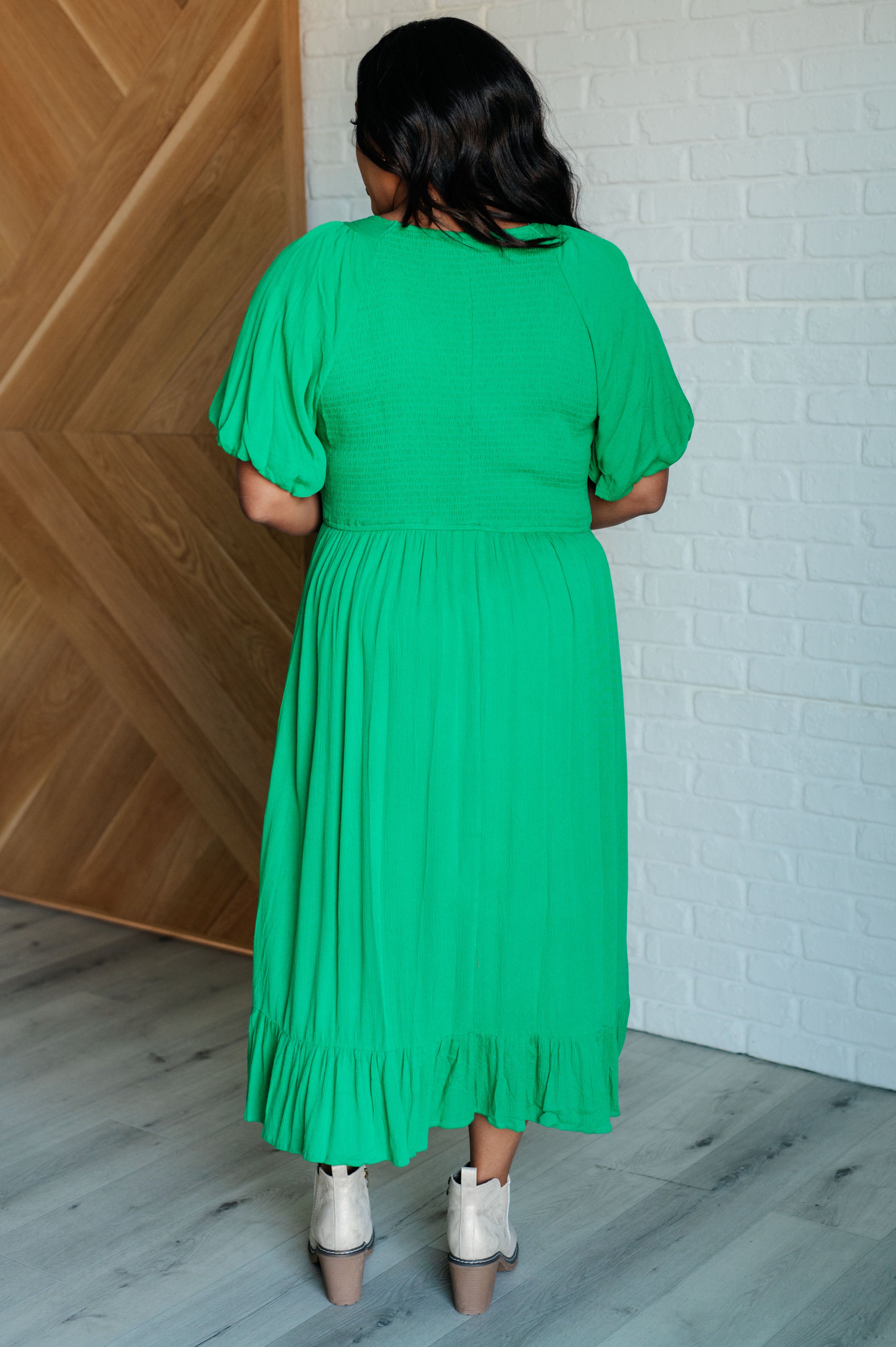 Catch a Cloud and Pin it Down Smocked Bodice Dress-Dresses-Ave Shops-[option4]-[option5]-[option6]-[option7]-[option8]-Shop-Boutique-Clothing-for-Women-Online