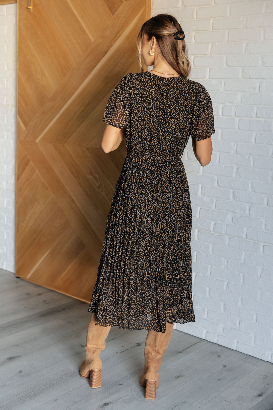 Cause a Scene Surplice Neck Dress-Dresses-Ave Shops-[option4]-[option5]-[option6]-[option7]-[option8]-Shop-Boutique-Clothing-for-Women-Online