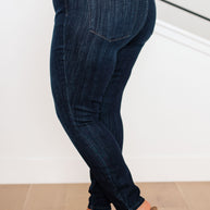 Judy Blue Celecia High Waist Hand Sanded Resin Skinny Jeans-Denim-Ave Shops-[option4]-[option5]-[option6]-[option7]-[option8]-Shop-Boutique-Clothing-for-Women-Online