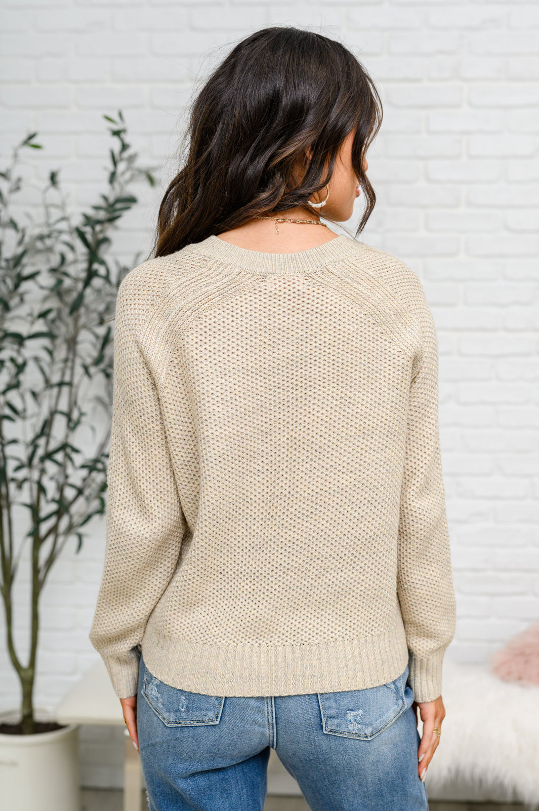 Chai Latte V-Neck Sweater in Oatmeal-Tops-Ave Shops-[option4]-[option5]-[option6]-[option7]-[option8]-Shop-Boutique-Clothing-for-Women-Online