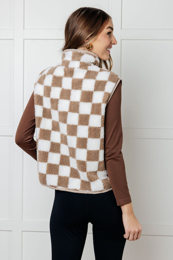 Check it Out Checkered Fleece Vest-Layers-Ave Shops-[option4]-[option5]-[option6]-[option7]-[option8]-Shop-Boutique-Clothing-for-Women-Online