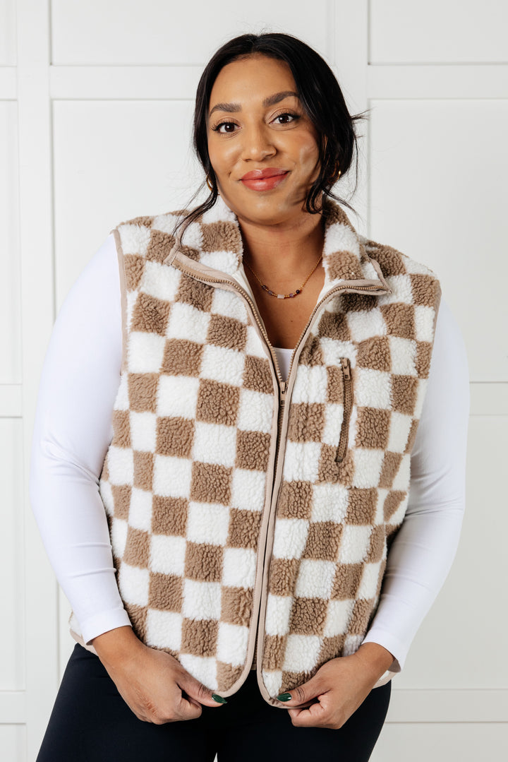 Check it Out Checkered Fleece Vest-Layers-Ave Shops-[option4]-[option5]-[option6]-[option7]-[option8]-Shop-Boutique-Clothing-for-Women-Online