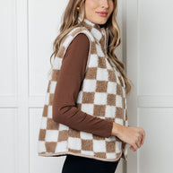 Check it Out Checkered Fleece Vest-Layers-Ave Shops-[option4]-[option5]-[option6]-[option7]-[option8]-Shop-Boutique-Clothing-for-Women-Online