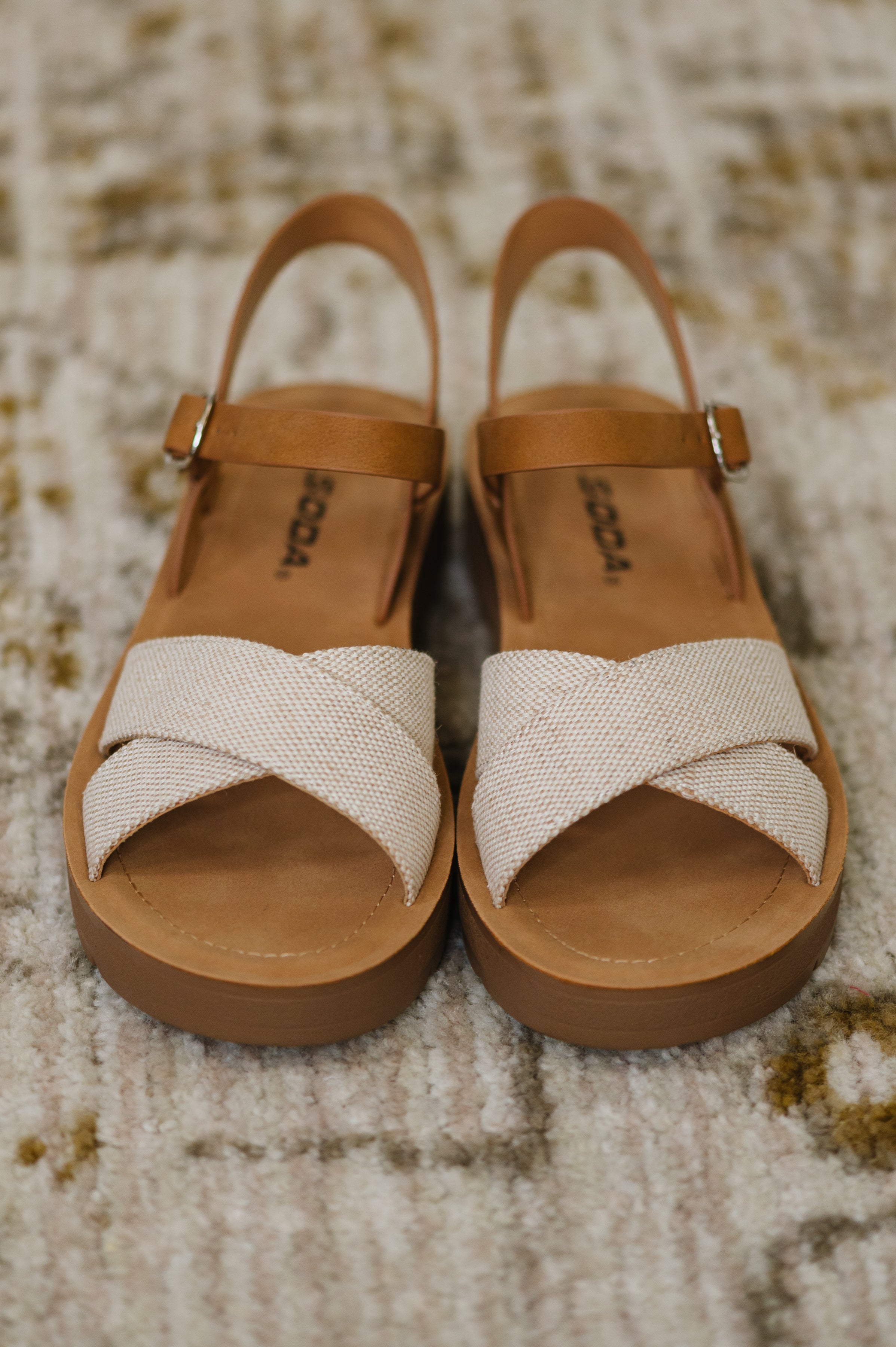 Chester Platform Nubuck Wedge Sandals in Cream-Womens-Ave Shops-[option4]-[option5]-[option6]-[option7]-[option8]-Shop-Boutique-Clothing-for-Women-Online