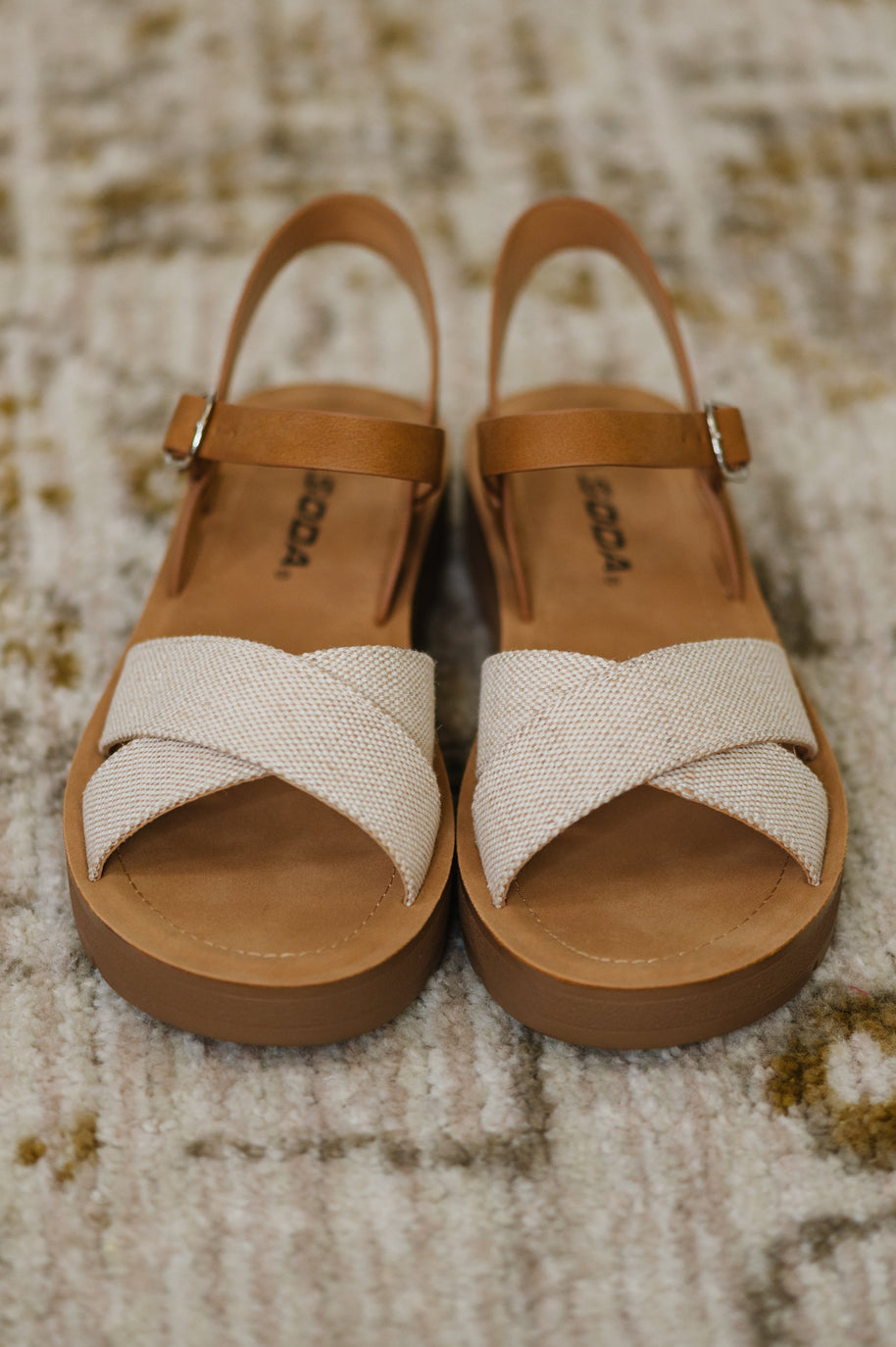 Chester Platform Nubuck Wedge Sandals in Cream-Womens-Ave Shops-[option4]-[option5]-[option6]-[option7]-[option8]-Shop-Boutique-Clothing-for-Women-Online
