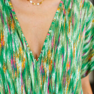 Chic Repeat V-Neck Dress in Multi-Color-Womens-Ave Shops-[option4]-[option5]-[option6]-[option7]-[option8]-Shop-Boutique-Clothing-for-Women-Online