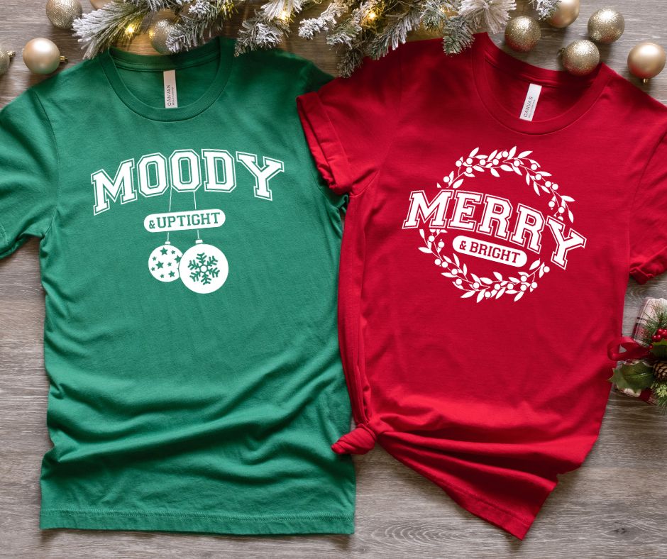 Matching Merry and Moody Graphic Tee-Womens-Ave Shops-[option4]-[option5]-[option6]-[option7]-[option8]-Shop-Boutique-Clothing-for-Women-Online