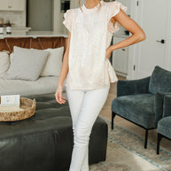 City Escape Top in Pearl-Womens-Ave Shops-[option4]-[option5]-[option6]-[option7]-[option8]-Shop-Boutique-Clothing-for-Women-Online