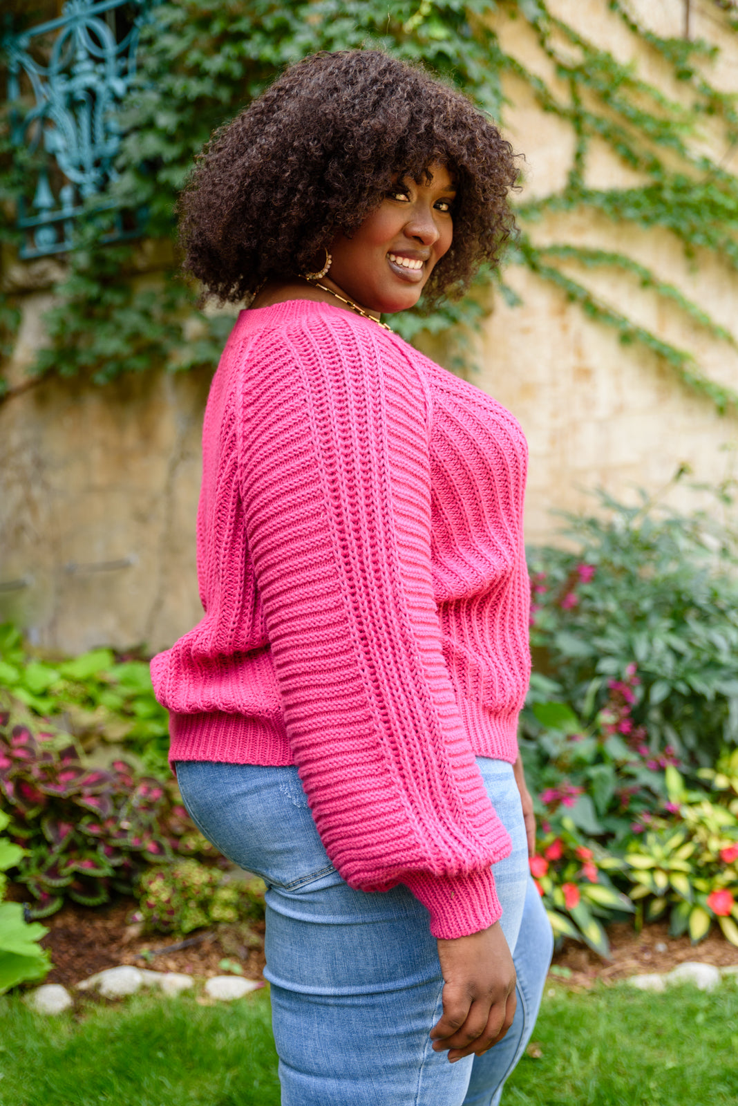 Claim The Stage Knit Sweater In Hot Pink-Womens-Ave Shops-[option4]-[option5]-[option6]-[option7]-[option8]-Shop-Boutique-Clothing-for-Women-Online